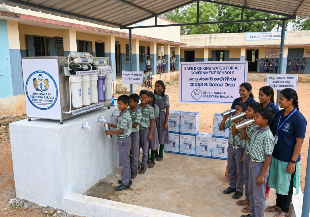 Water Filter supply to Govt Schools @Kolar and Bangarpet Tq